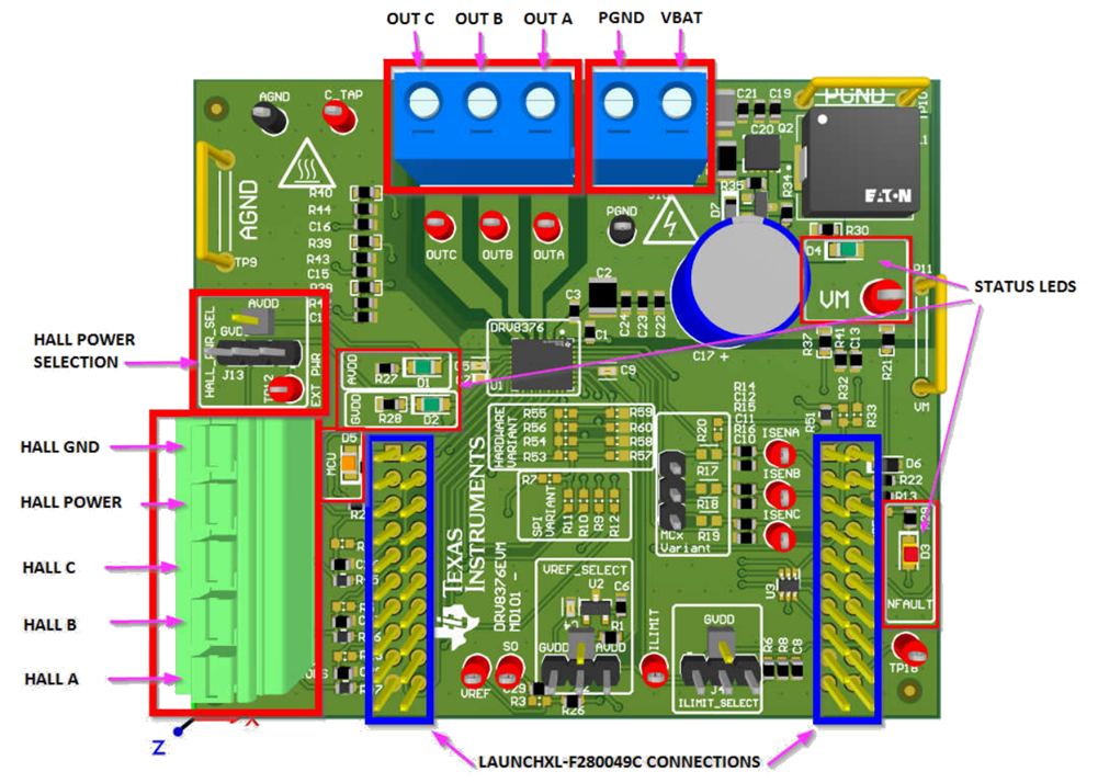 Texas Instruments DRV8376EVM评估模块